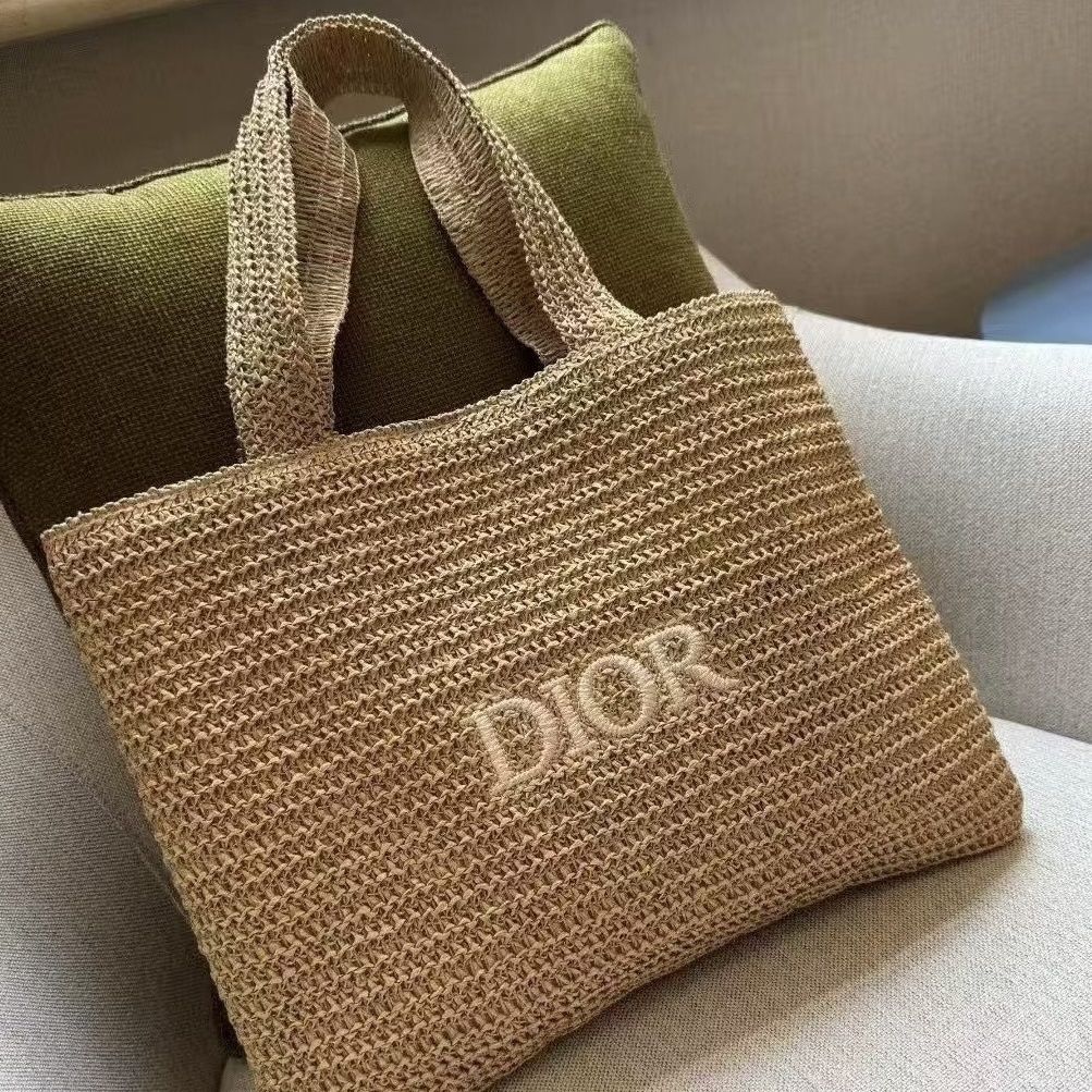 Straw Woven Tote Bag, Summer Beach Crossbody Handbag for Women