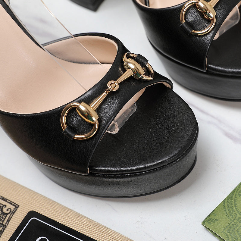 JHGS7 Slipper 11.5CM Heel Size 35-42 Shoes with box