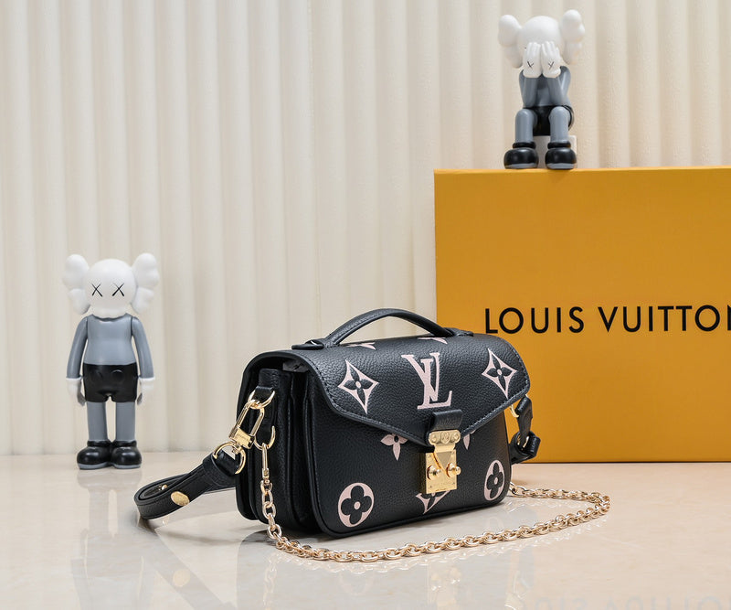 LLP040 Leather bag 21.5x13.5x6CM Bags