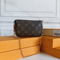 LLP23 Leather Bag 14-9-2CM Handbag With Box