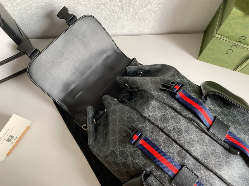 LGP51 Men GG SUPREME backpack large capacity ipad bag 34x42x16cm