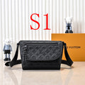 LLP016 Leather bag 26.6-17-11CM   for women and men Bags